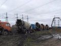 Старый коллектор заливают цементным раствором